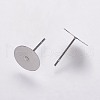 304 Stainless Steel Stud Earring Settings X-STAS-K146-009-10mm-1