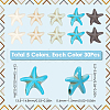 SUNNYCLUE 150Pcs 5 Colors Synthetic Turquoise Beads G-SC0003-16-2