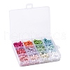 600Pcs 12 Colors Opaque Acrylic Beads MACR-CJ0001-66-7