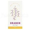 MIYUKI Seed Beads Branch Earrings Making Kits DIY-H165-03B-1