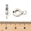 Tibetan Style Alloy Tube Bails FIND-E041-04AS-3
