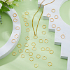 DICOSMETIC 120Pcs Alloy Linking Rings FIND-DC0005-93-5