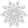 ARRICRAFT 60Pcs 6 Styles Sew on Rhinestone ACRT-AR0001-01B-1