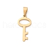 201 Stainless Steel Pendants STAS-C130-10G-1