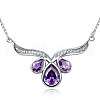 925 Sterling Silver Pendant Necklaces FS-WGEDE63-01-2