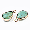 Synthetic Turquoise Pendants G-S359-279B-3