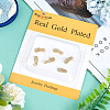 Beebeecraft 8Pcs Brass Micro Pave Cubic Zirconia Pendants RB-BBC0001-02-6