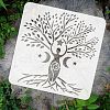 PET Hollow Out Drawing Painting Stencils DIY-WH0391-0752-3