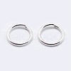 925 Sterling Silver Open Jump Rings STER-F036-02S-0.5x4mm-2