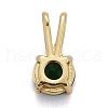 Brass Micro Pave Cubic Zirconia Pendants KK-P192-04-G05-2