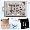 Plastic Flocked Bead Design Boards ODIS-YW0001-05-6