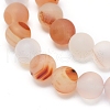 Natural Agate Beads Strands G-D0005-20-8mm-3