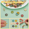   70Pcs 7 Colors Alloy Enamel Beads ENAM-PH0002-89-4