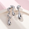 Non-Tarnish 304 Stainless Steel Stud Earrings for Women EJEW-S227-37P-2