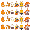 SUNNYCLUE 48Pcs 6 Styles Alloy Enamel Pendants ENAM-SC0005-50-1