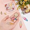  20Pcs 10 Style Transparent Resin Pendants RESI-NB0001-80-3