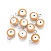 304 Stainless Steel Enamel Charms STAS-G122-24G-1