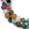 Natural & Synthetic Mixed Gemstone Beads Strands G-A257-A20-01-4