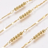 Brass Handmade Beaded Chains CHC-G006-07G-2