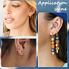 SUNNYCLUE 12Pairs 304 Stainless Steel Huggie Hoop Earrings EJEW-SC0001-24-5
