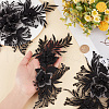 Flower Polyester Computerized Embroidery Sew on Ornament Accessories DIY-WH0366-39-4