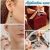 32Pcs 16 Style Alloy Pendant Locking Stitch Markers HJEW-CJ00044-7