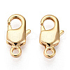 Brass Lobster Claw Clasps KK-N254-12G-1