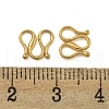 Ion Plating(IP) 304 Stainless Steel S-Hook Clasps STAS-U007-19A-G-3
