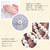 Olycraft Eco-Friendly Plastic Imitation Pearl Beads MACR-OC0001-03-6