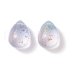 Two Tone Transparent Spray Painted Glass Beads GLAA-T017-01-B03-3
