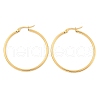 Ring 304 Stainless Steel Big Hoop Earrings X-EJEW-N0016-11G-F-3
