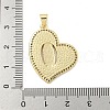 Rack Plated Brass Pendant KK-P270-05A-G-3