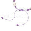 Glass Seed Beaded Braided Bead Bracelets BJEW-MZ00172-02-4