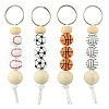 Iron with Wood Keychain KEYC-JKC00871-1