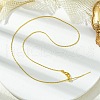 1mm Rack Plating Brass Cardano Chain Adjustable Slider Necklaces for Women Men MAK-L044-37G-3