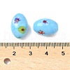 Handmade Millefiori Glass Beads LAMP-U004-02D-4