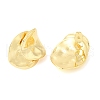 Brass Twist Stud Earrings EJEW-K251-11G-2