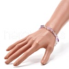 Natural Ametrine Nuggets Beads Stretch Bracelet for Her BJEW-JB06951-01-3