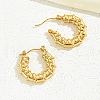 304 Stainless Steel Hoop Earrings JR3328-2