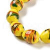 Handmade Lampwork Beads Strands LAMP-Q036-08E-3