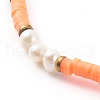 Polymer Clay Heishi Beaded Stretch Bracelets BJEW-JB06145-05-2