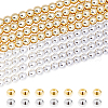  4 Strands 2 Colors Electroplate Non-magnetic Synthetic Hematite Beads Strands G-NB0002-67-1