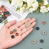 Natural Indian Agate European Beads G-NB0001-33B-3