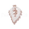 Seed Beads Beaded Charms PALLOY-MZ00285-02-1