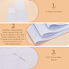   15 Sheets 5 Style 11CT Cross Stitch Fabric Sheets DIY-PH0020-89-4