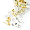 12Pcs 2 Color Brass Clip-on Earring Converters Findings KK-FS0001-31-3