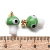 Handmade Lampwork Pendants LAMP-S069-06G-08-3