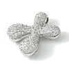 Rack Plating Brass Cubic Zirconia Pendants KK-S378-02P-X-2