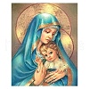 Virgin Mary Holding Kid Religion Human Pattern DIY Diamond Painting Kit WG56962-04-1