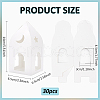 House Shaped Paper Gift Boxes with Visible Window CON-WH0088-90-2